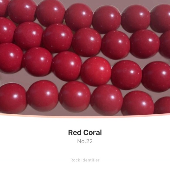 SOLD.  Handmade, Beadded, Red Coral Necklace, 18K gold plated findings, - Picture 10 of 10